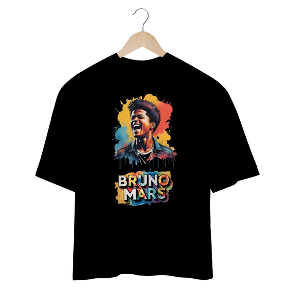 Camiseta Oversized - Bruno Mars 