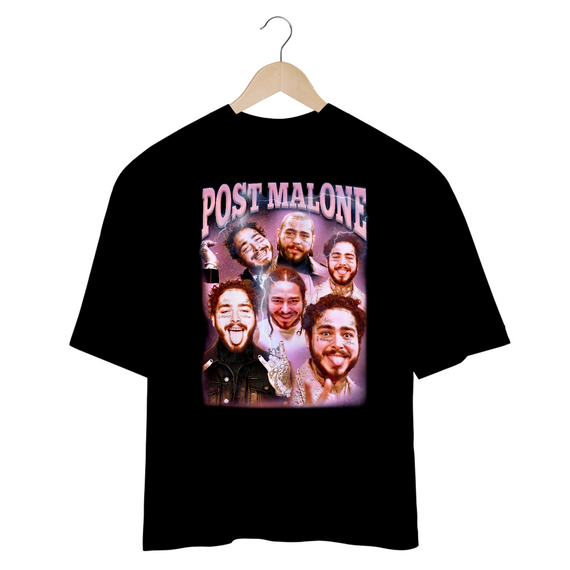 Camiseta Oversized - Post Malone