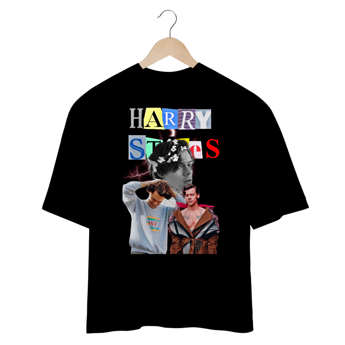 Nome do produto: Camiseta Oversized - Harry Styles