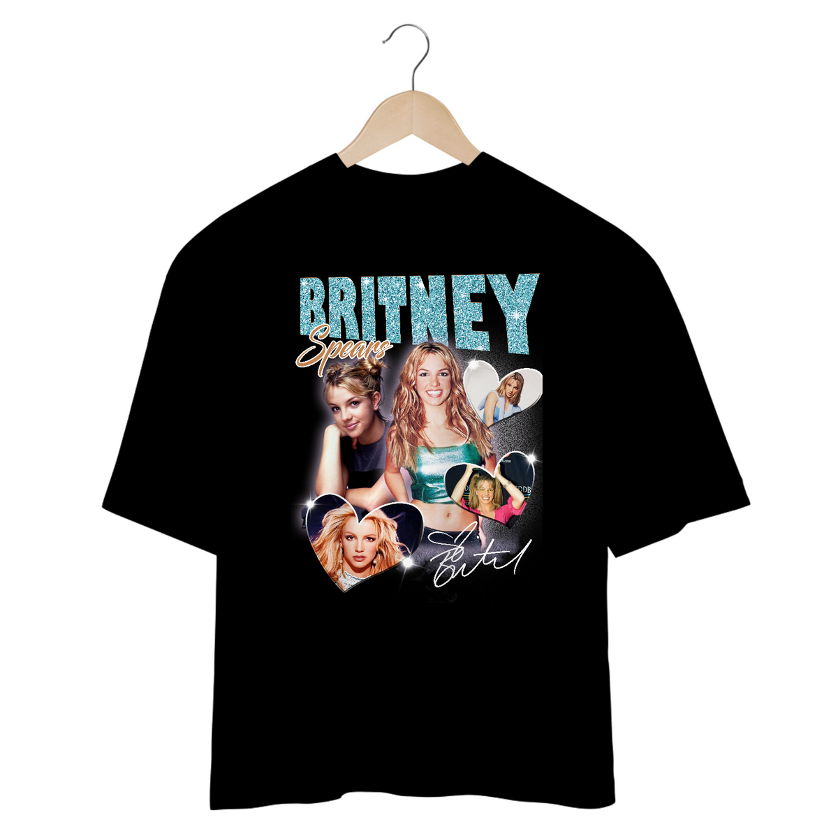 Nome do produto: Camiseta Oversized - Britney Spears