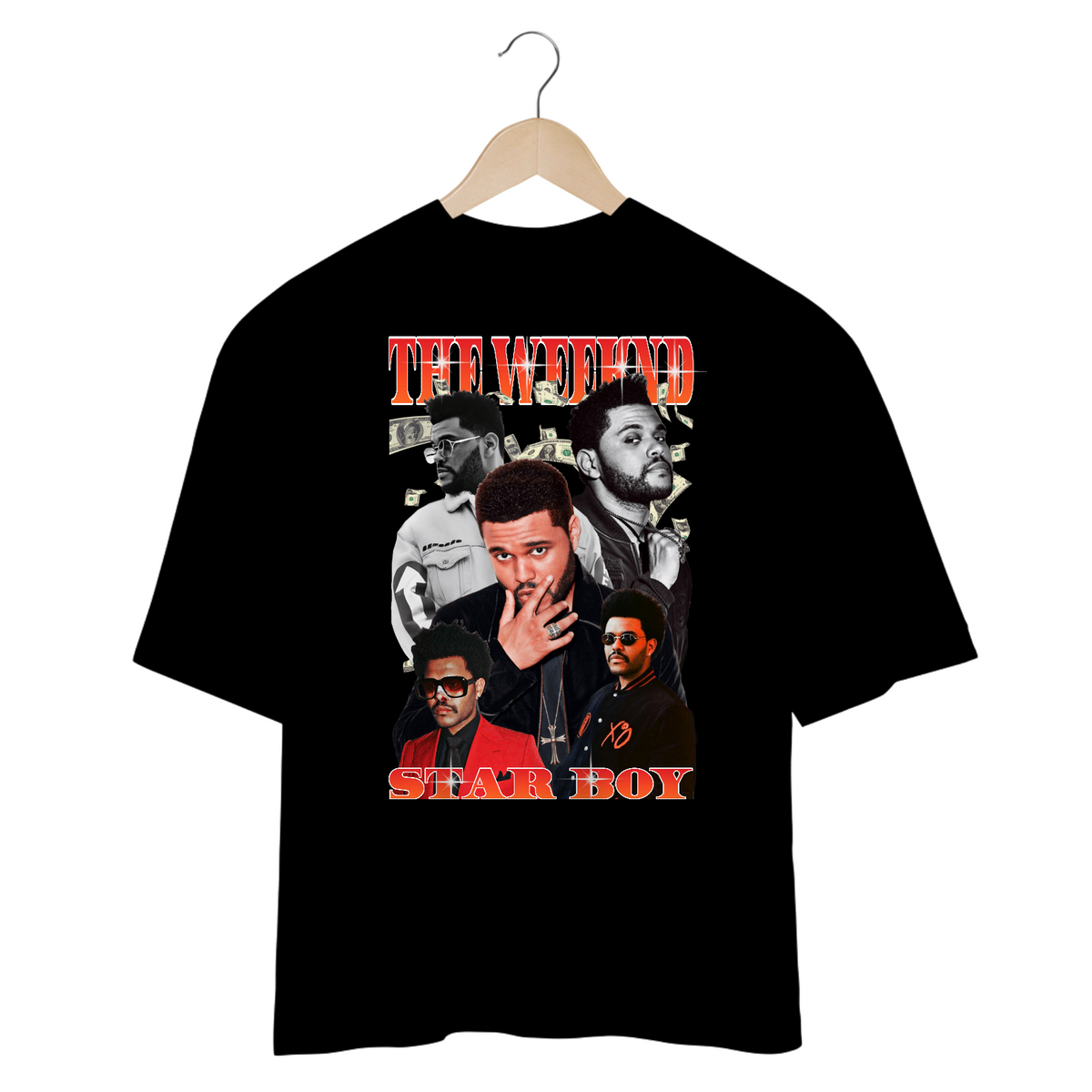 Nome do produto: Camiseta Oversized - The Weeknd