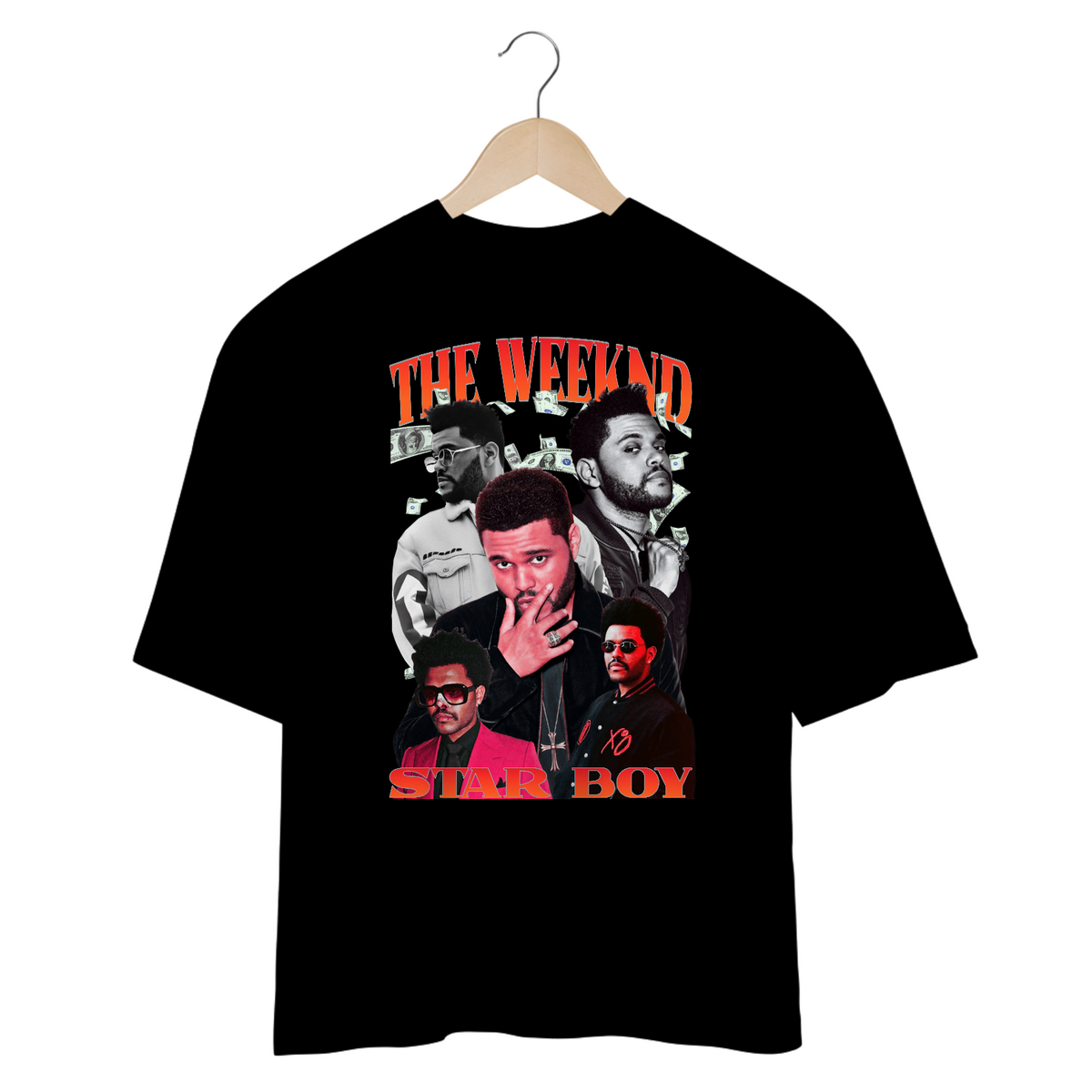 Nome do produto: Camiseta Oversized - The Weeknd