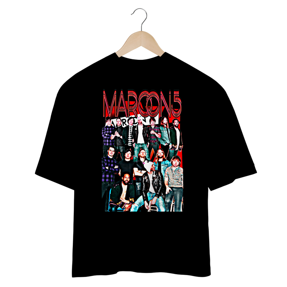 Nome do produto: Camiseta Oversized - Maroon 5