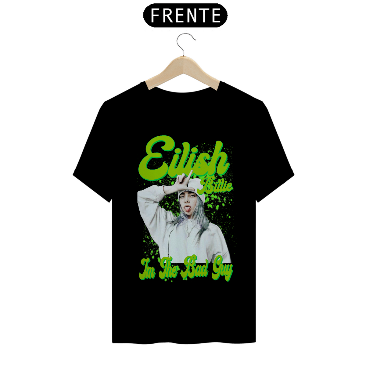 Nome do produto: Camiseta Unissex - Billie Eilish