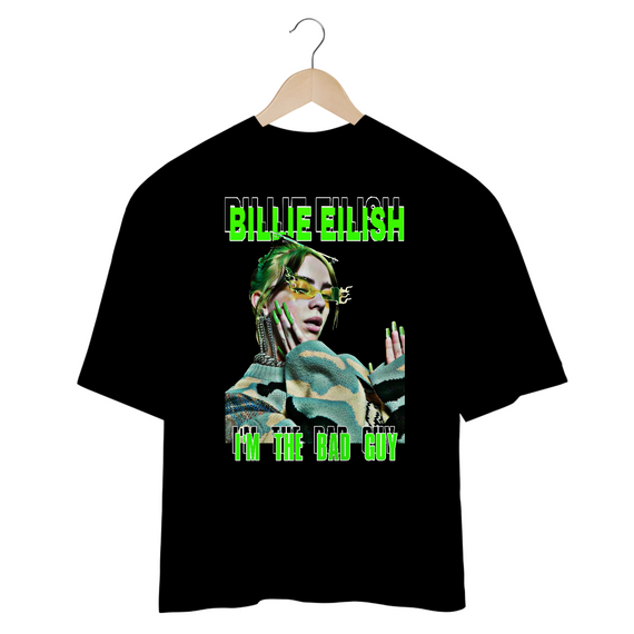Camiseta Oversized - Billie Eilish