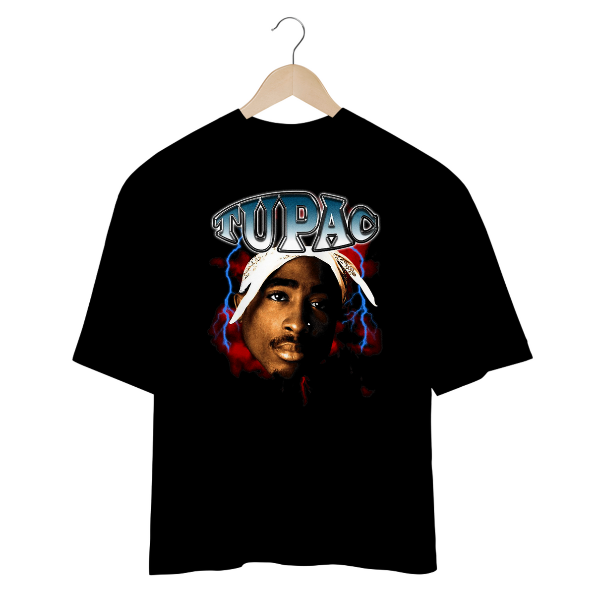 Nome do produto: Camiseta Oversized - Tupac