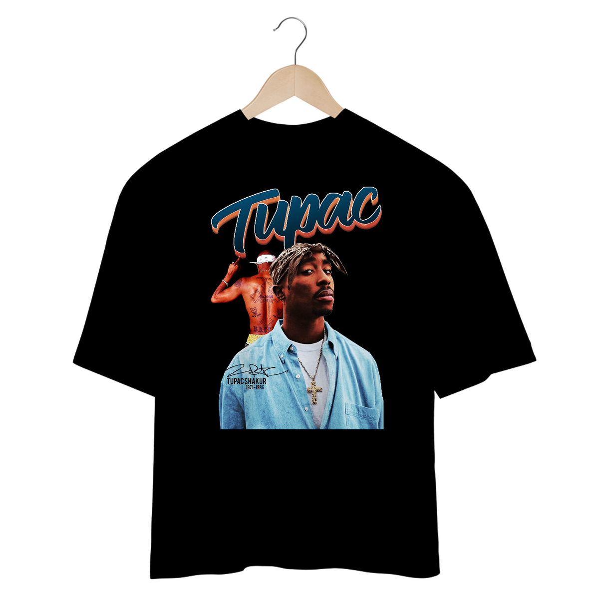 Nome do produto: Camiseta Oversized - Tupac