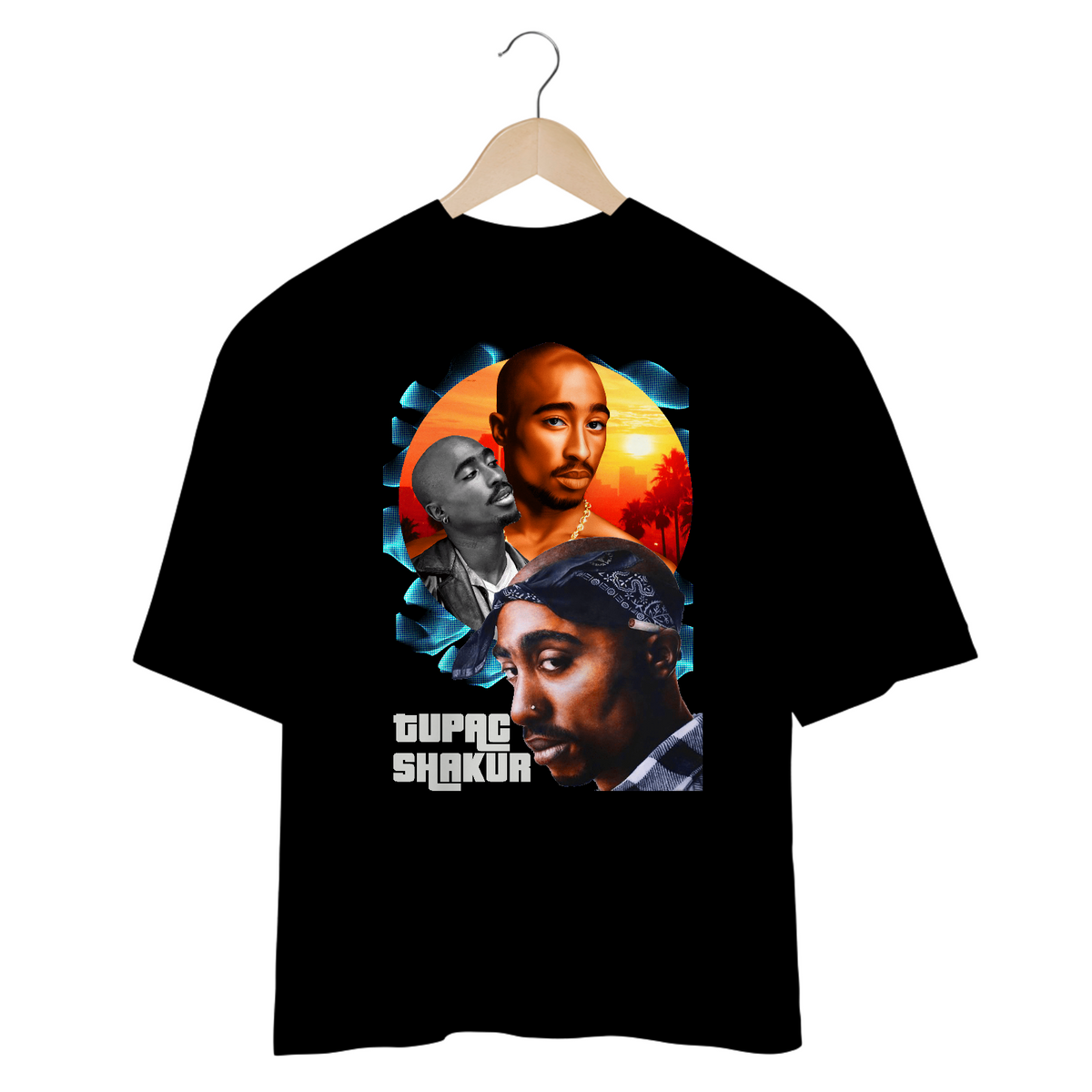 Nome do produto: Camiseta Oversized - Tupac