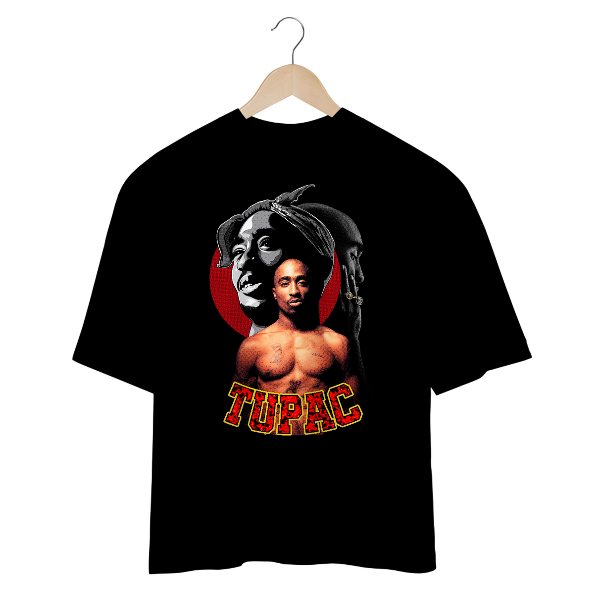 Nome do produto: Camiseta Oversized - Tupac