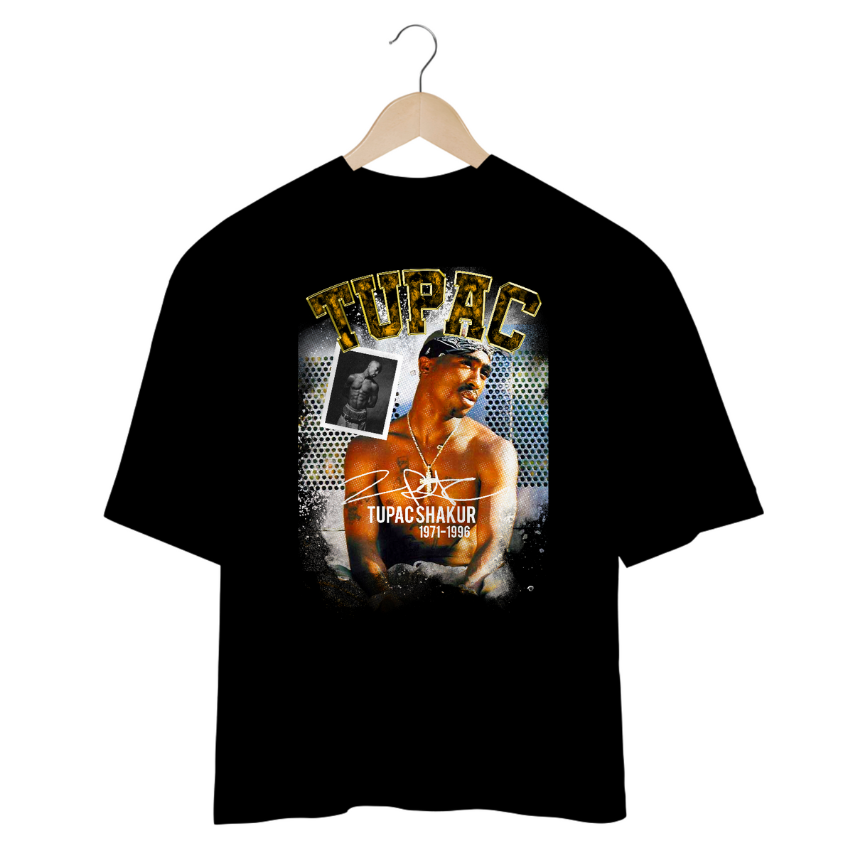 Nome do produto: Camiseta Oversized - Tupac