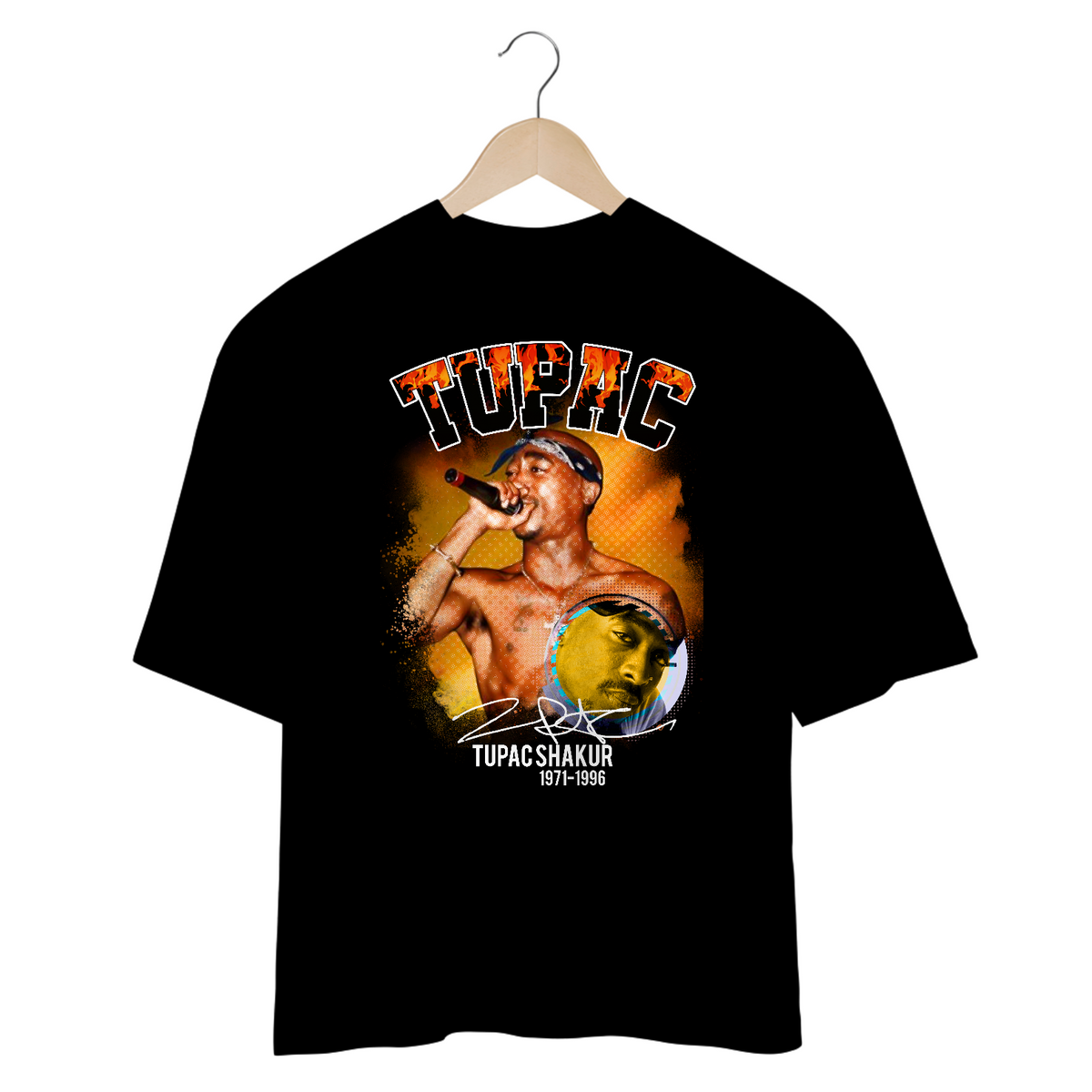 Nome do produto: Camiseta Oversized - Tupac