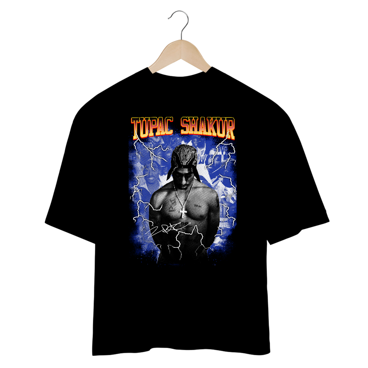 Nome do produto: Camiseta Oversized - Tupac