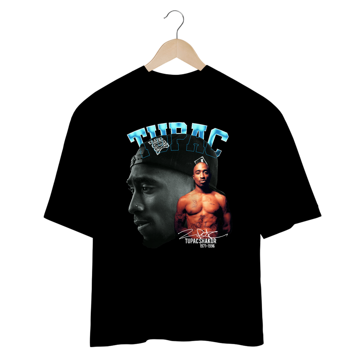 Nome do produto: Camiseta Oversized - Tupac