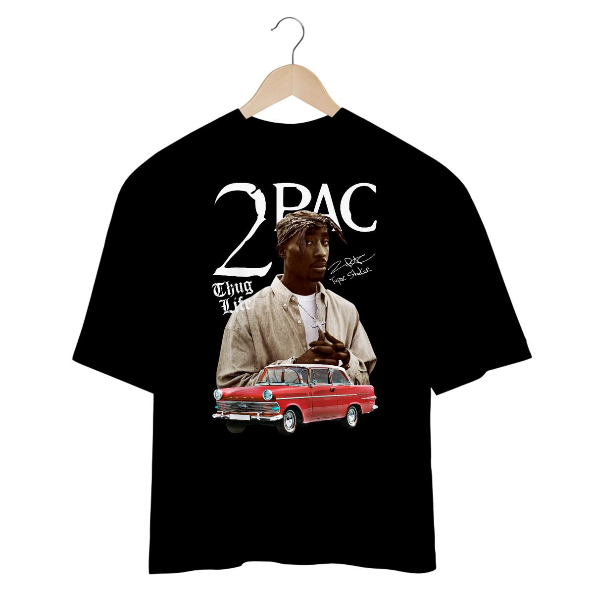 Nome do produto: Camiseta Oversized - Tupac