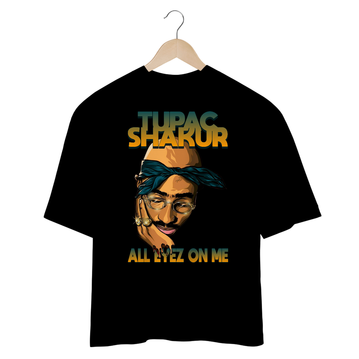 Nome do produto: Camiseta Oversized - Tupac