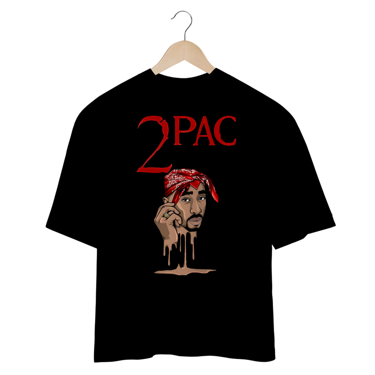 Nome do produto: Camiseta Oversized - Tupac