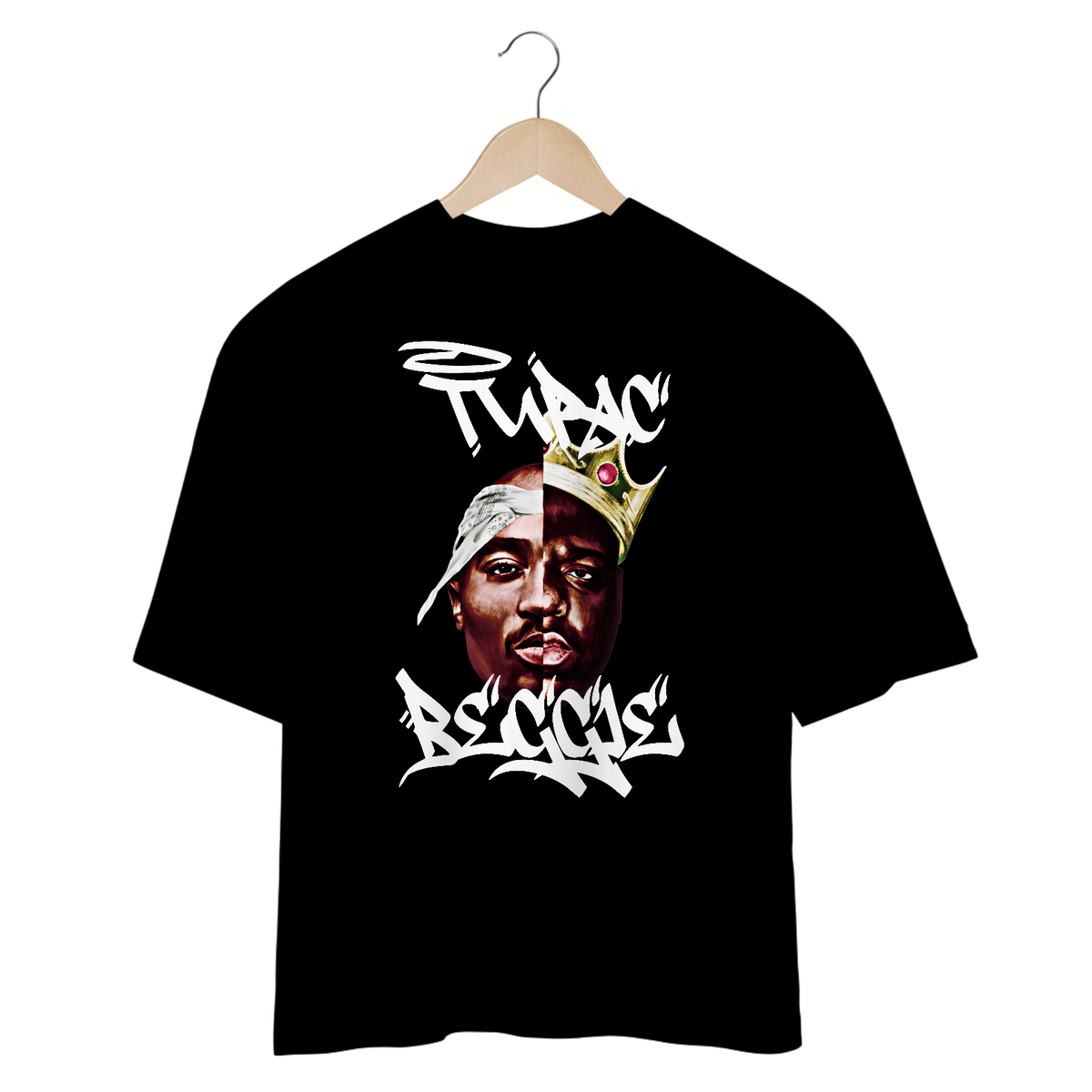 Nome do produto: Camiseta Oversized - Tupac