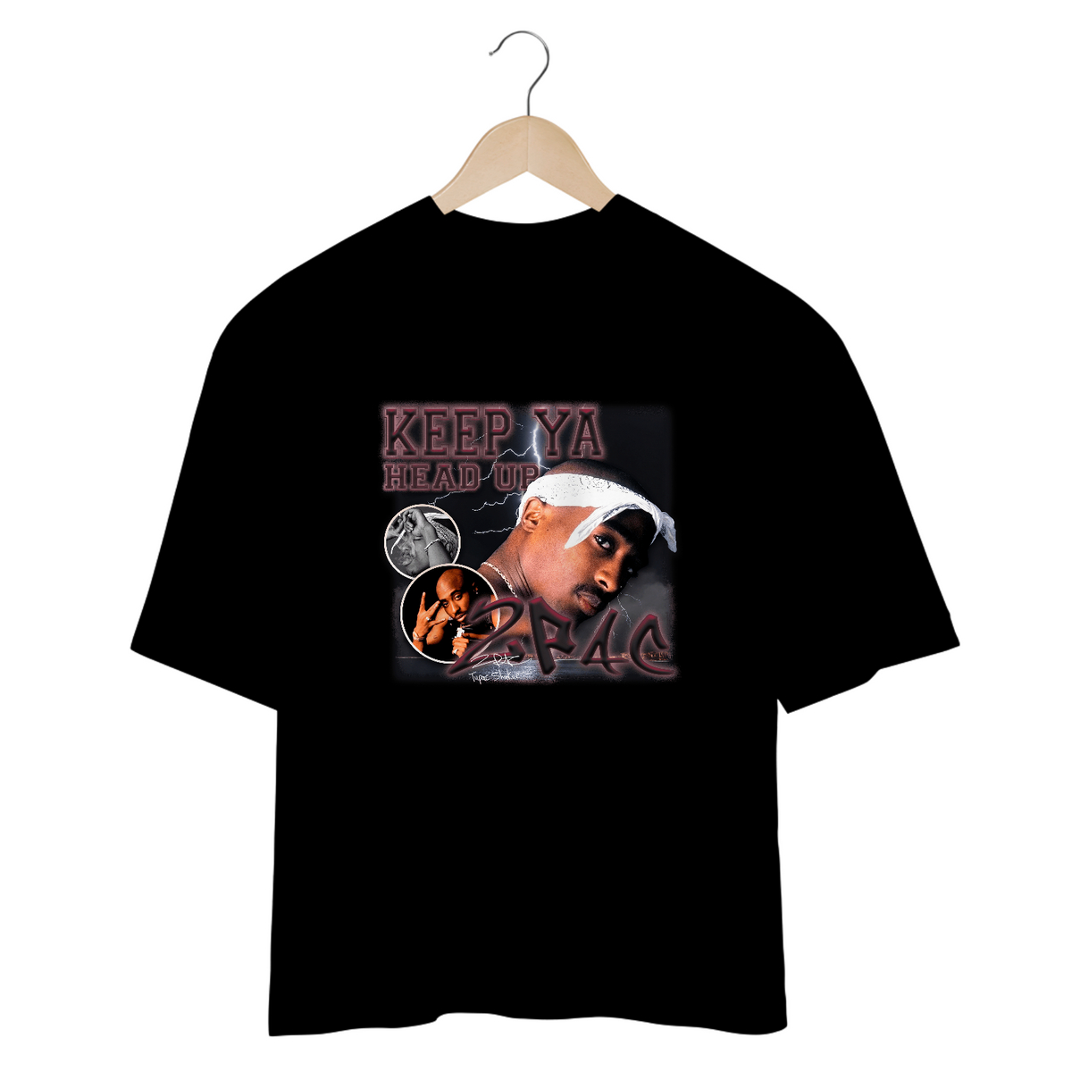 Nome do produto: Camiseta Oversized - Tupac