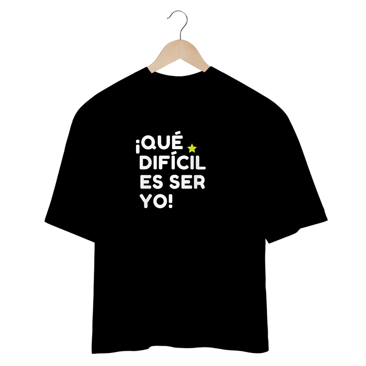 Nome do produto: Camiseta Oversized - RBD ¡Que difícil es ser yo! ★