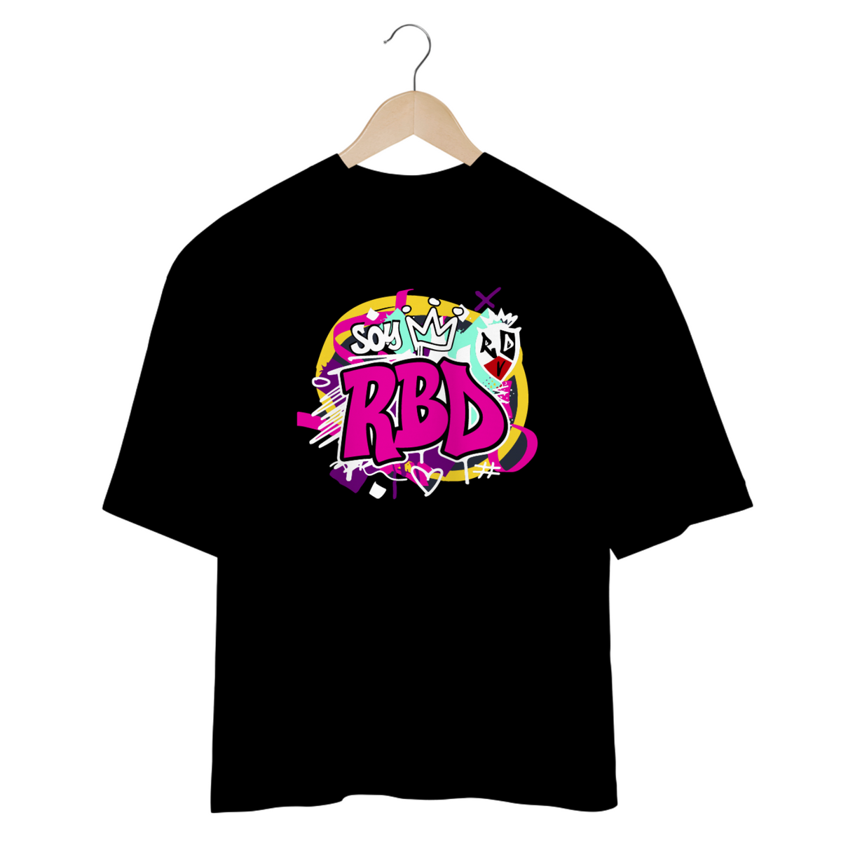 Nome do produto: Camiseta Oversized - RBD Soy RBD