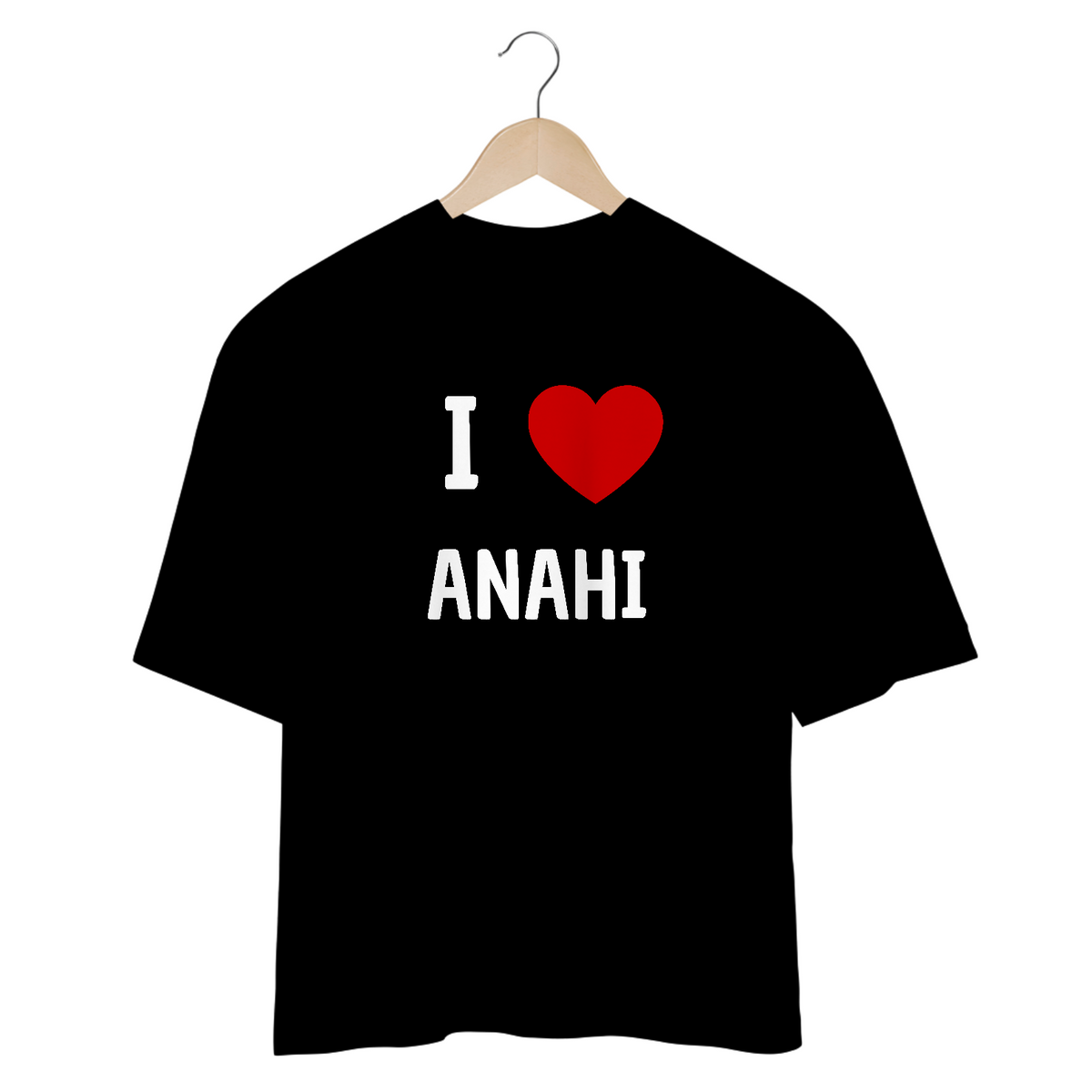 Nome do produto: Camiseta Oversized - RBD I Love Anahí