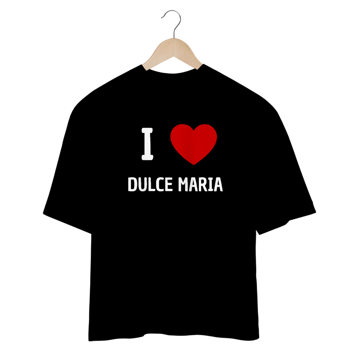 Nome do produto: Camiseta Oversized - RBD I Love Dulce Maria