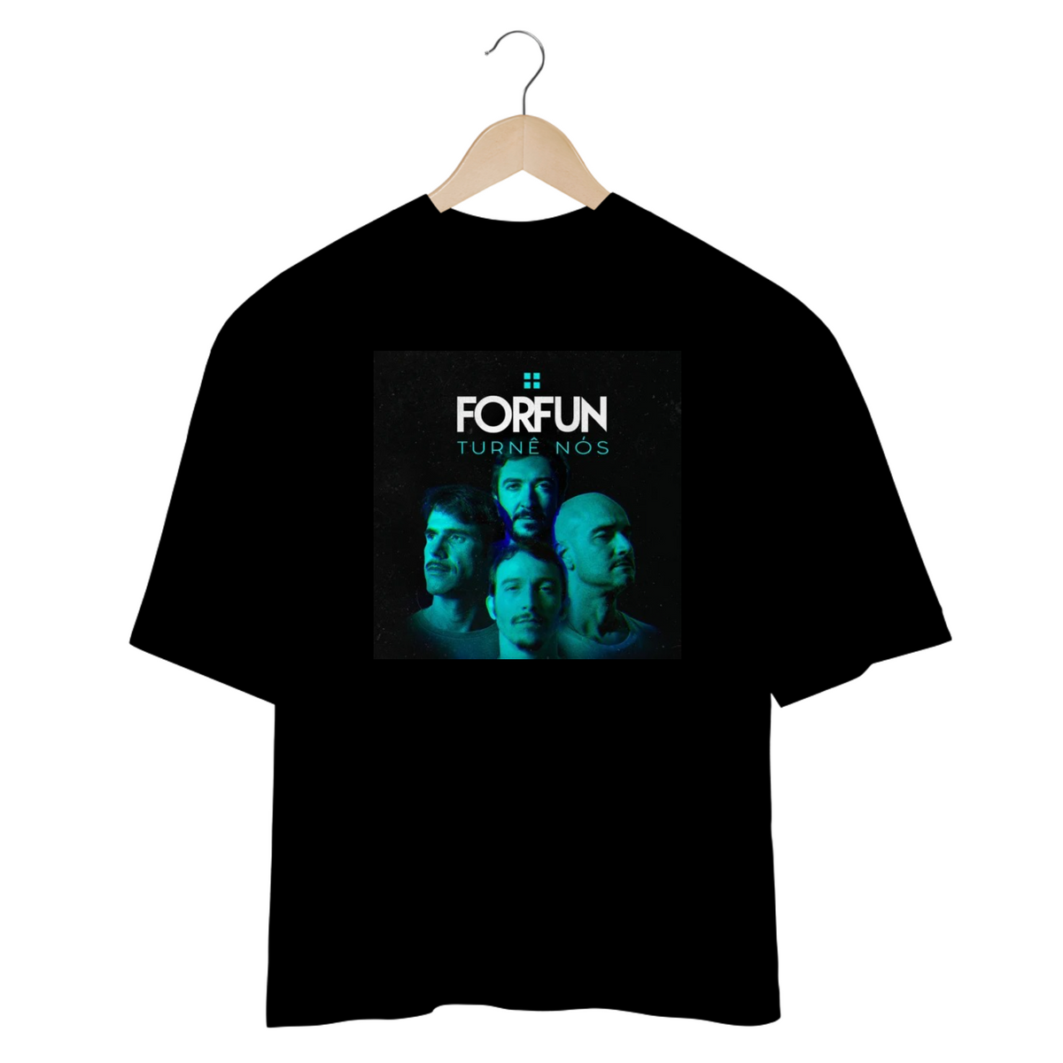 Nome do produto: CAMISETA FORFUN TURNÊ NÓS ( OVERSIZED)