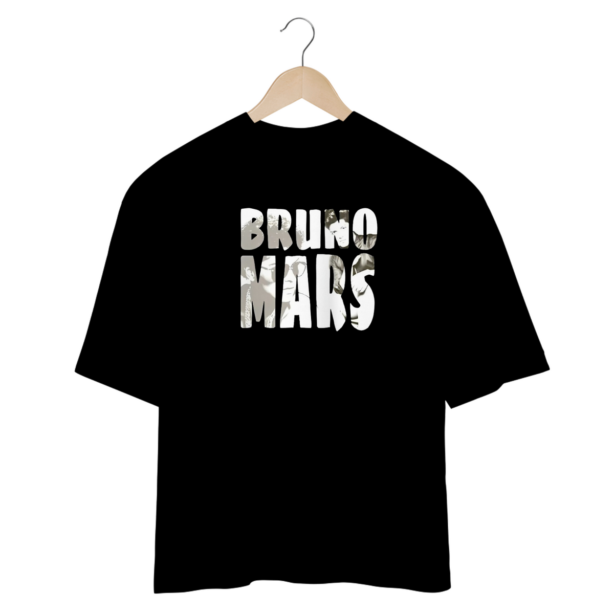 Nome do produto: Camiseta Oversized - Bruno Mars