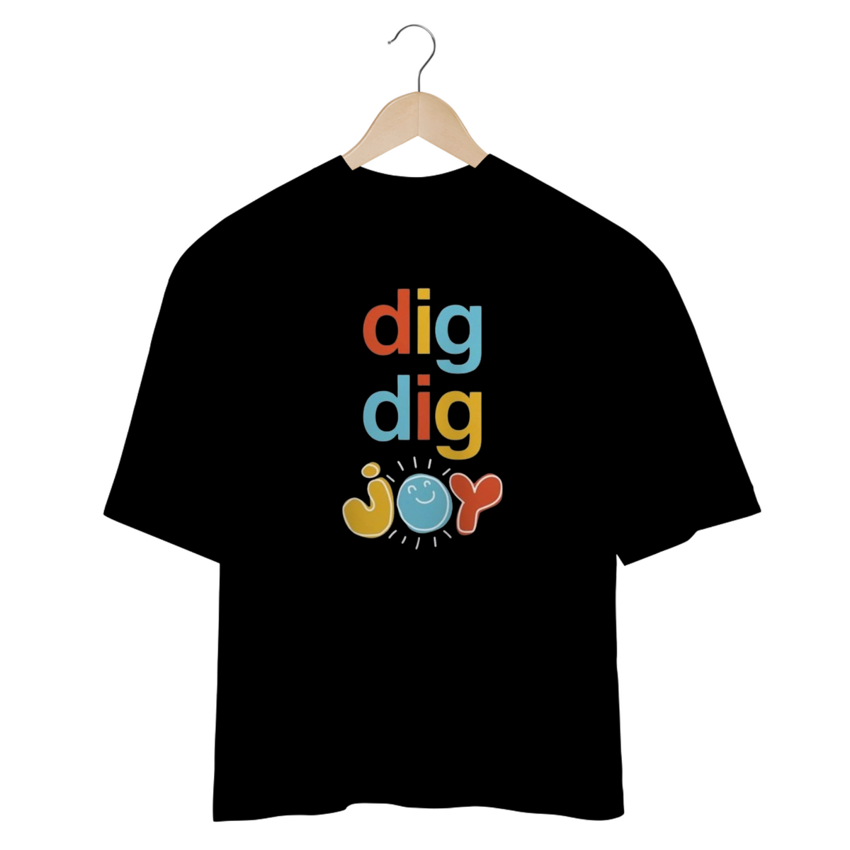 Nome do produto: Camiseta Oversized - Sandy & Junior Dig Dig Joy