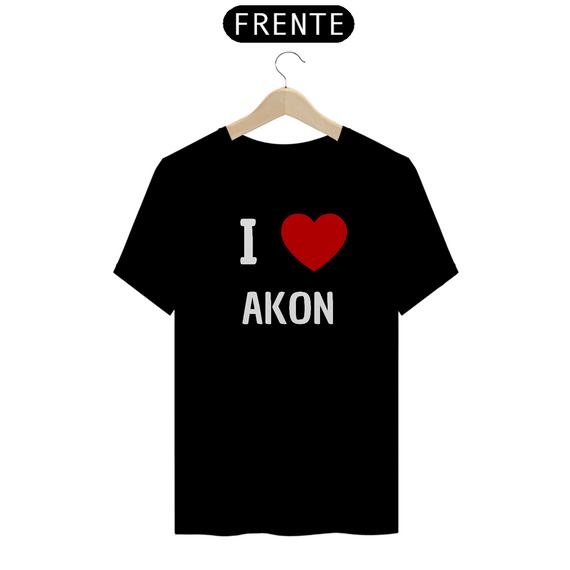 Camiseta Unissex - Akon I Love Akon