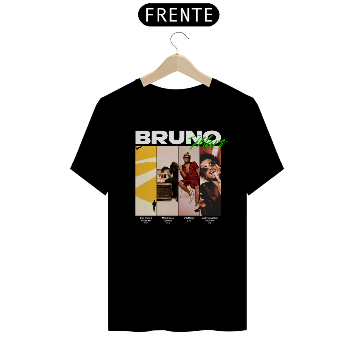 Nome do produto: Camiseta Bruno Mars