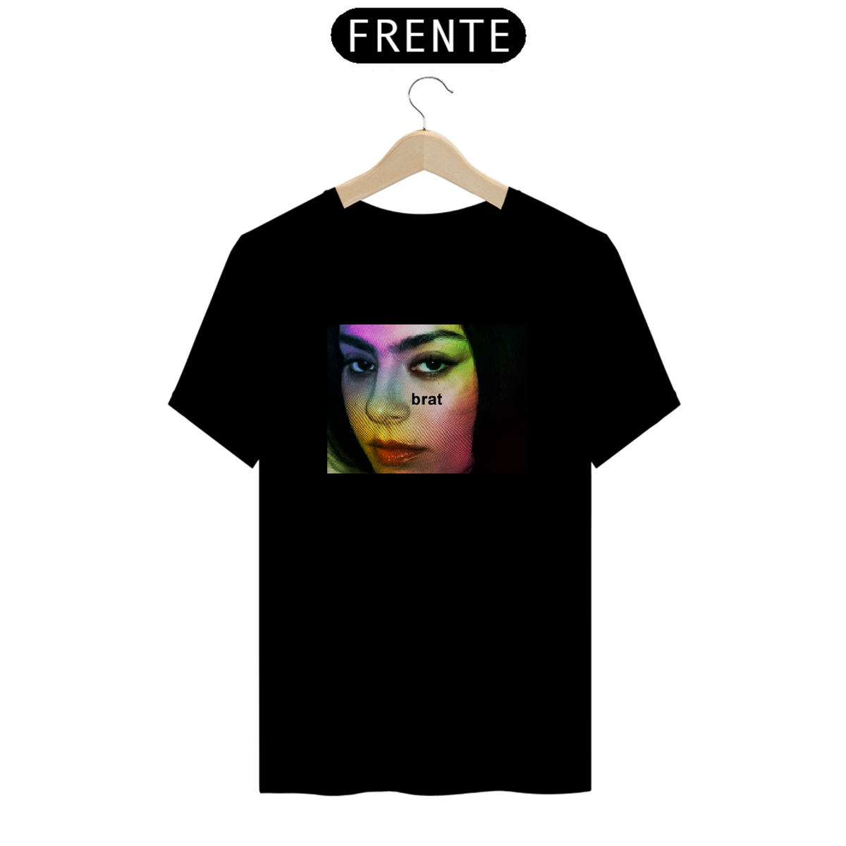 Nome do produto: CAMISETA CHARLI XCX BRAT EYES