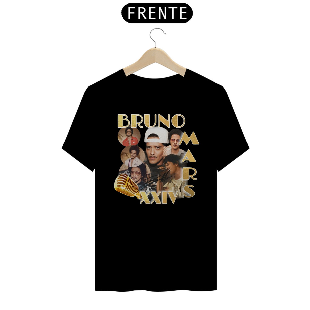 Nome do produto: Camiseta Unissex - Bruno Mars