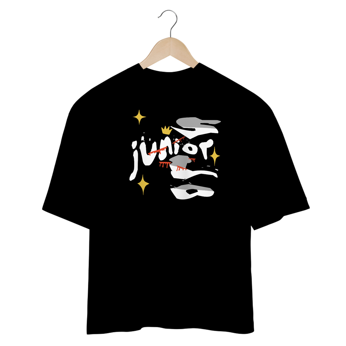 Nome do produto: CAMISETA OVERSIZED JUNIOR SOLO GALAXY