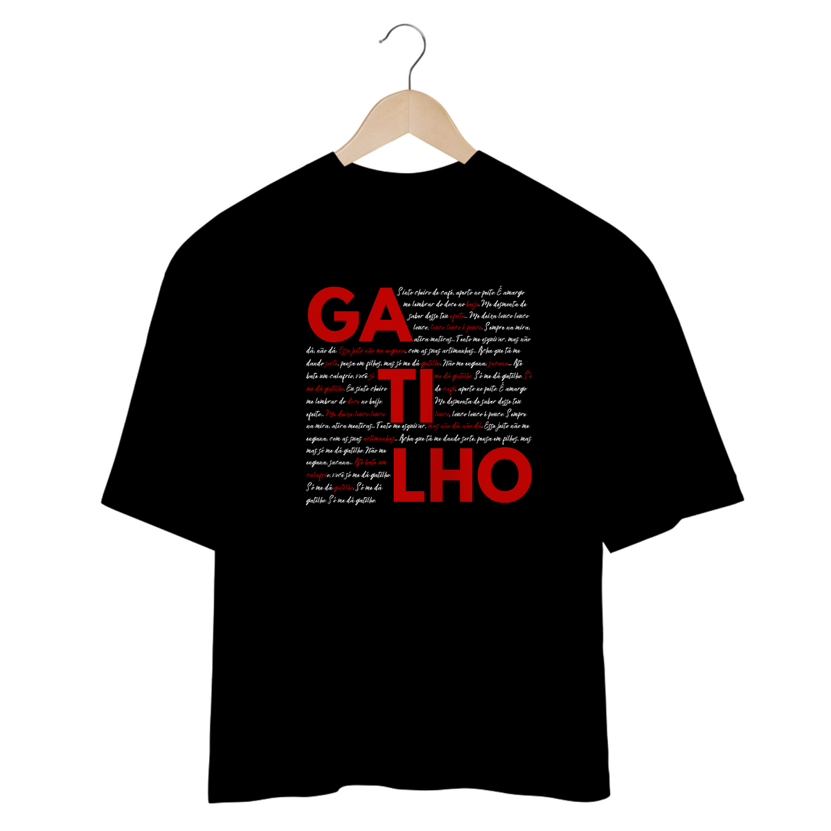 Nome do produto: CAMISETA OVERSIZED JUNIOR GATILHO