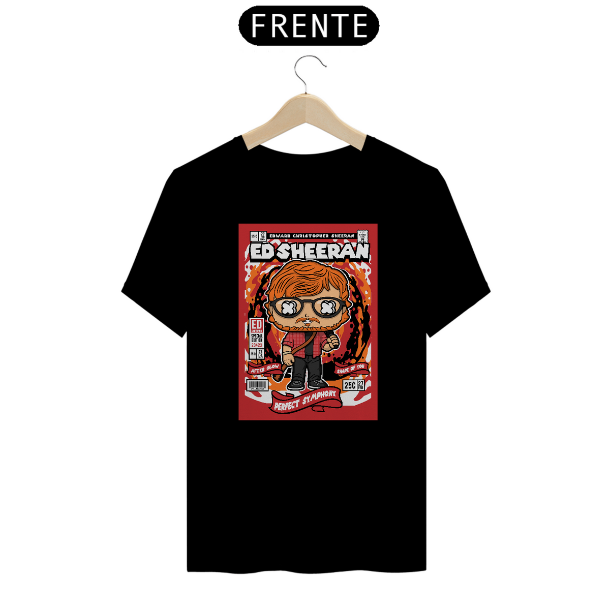 Nome do produto: CAMISETA ED SHEERAN FUNKO