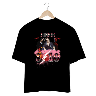 CAMISETA OVERSIZED JUNIOR BOOTLEG VERMELHA