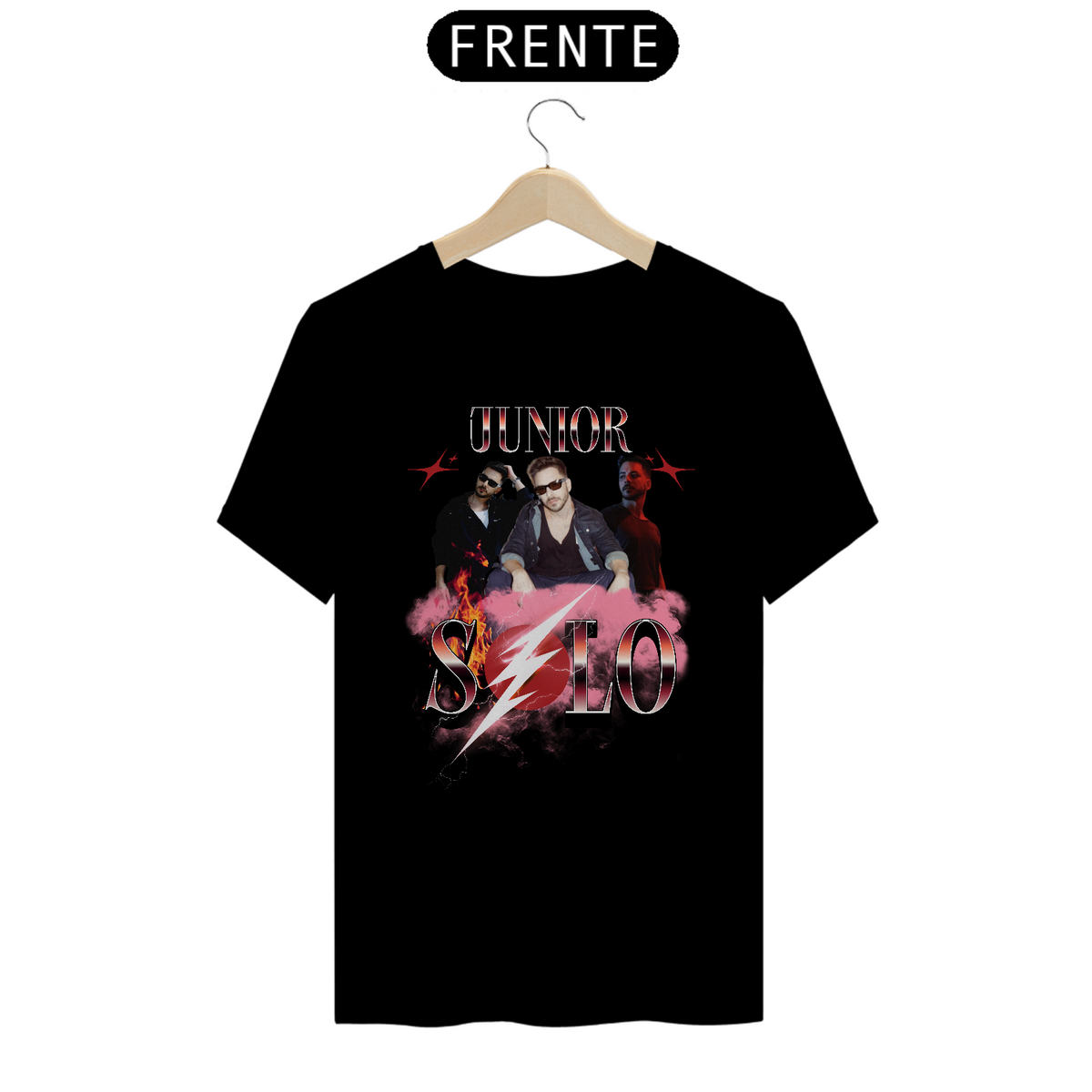 Nome do produto: CAMISETA JUNIOR BOOTLEG VERMELHA