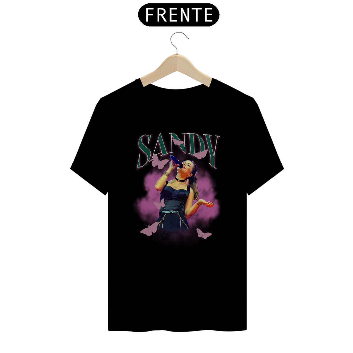 Nome do produto: CAMISETA SANDY BORBOLETA