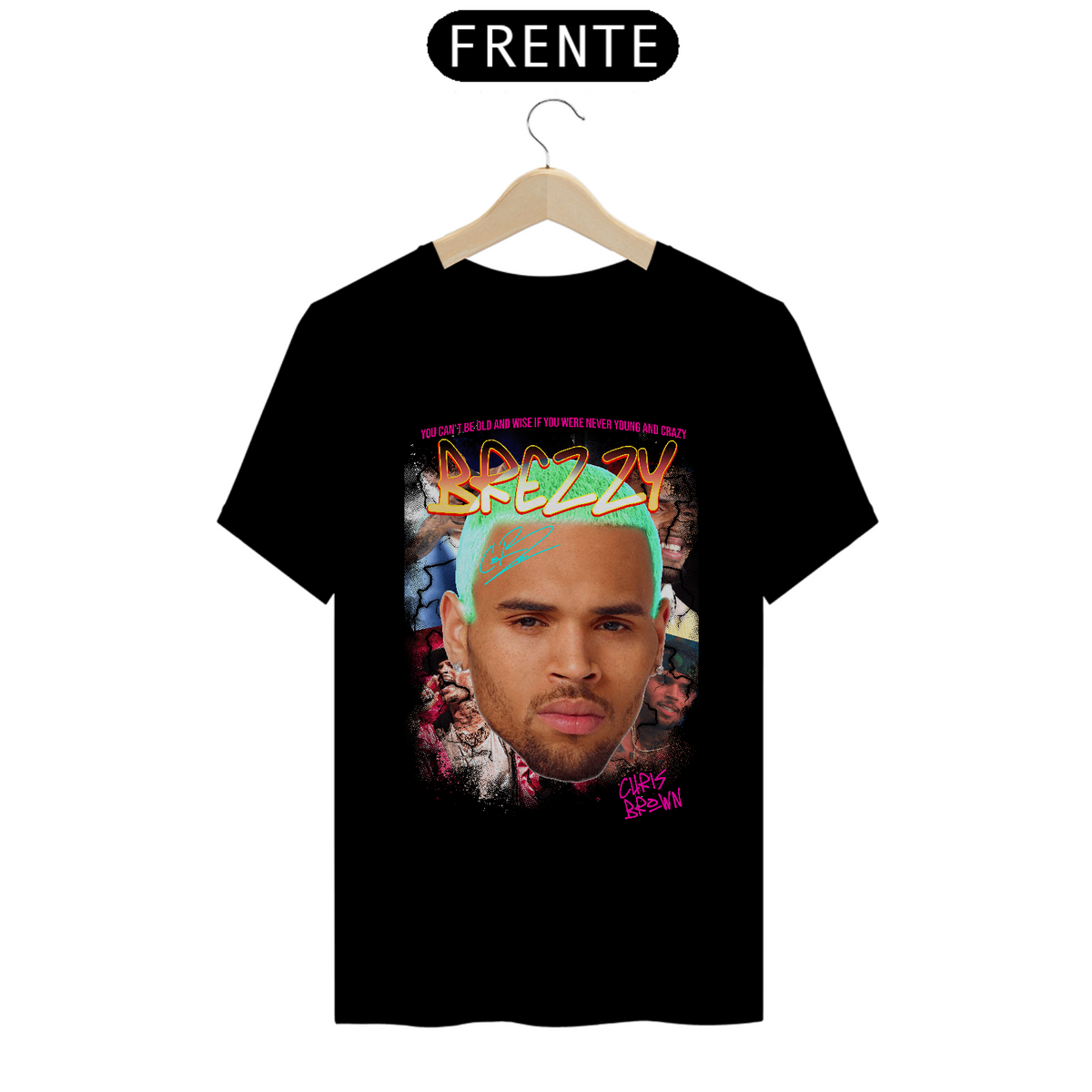 Nome do produto: CAMISETA CHRIS BROWN