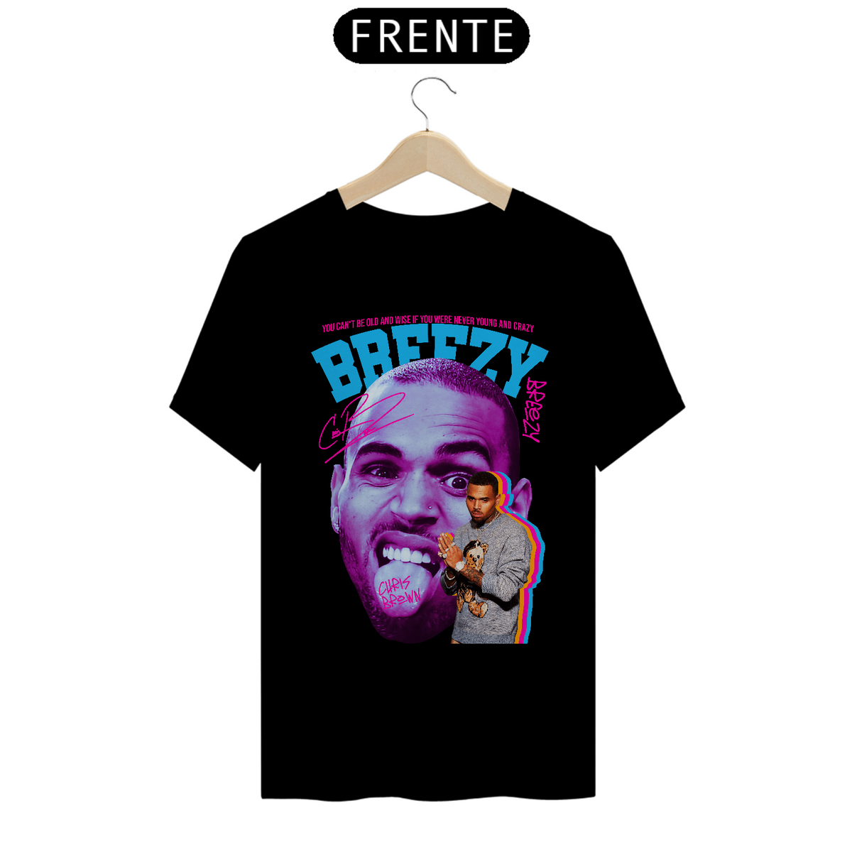 Nome do produto: CAMISETA CHRIS BROWN