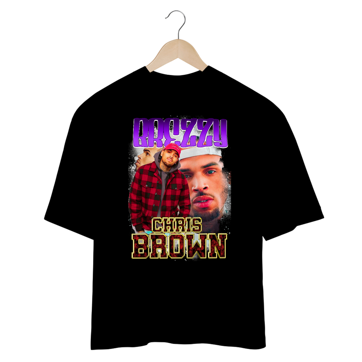 Nome do produto: CAMISETA OVERSIZED CHRIS BROWN