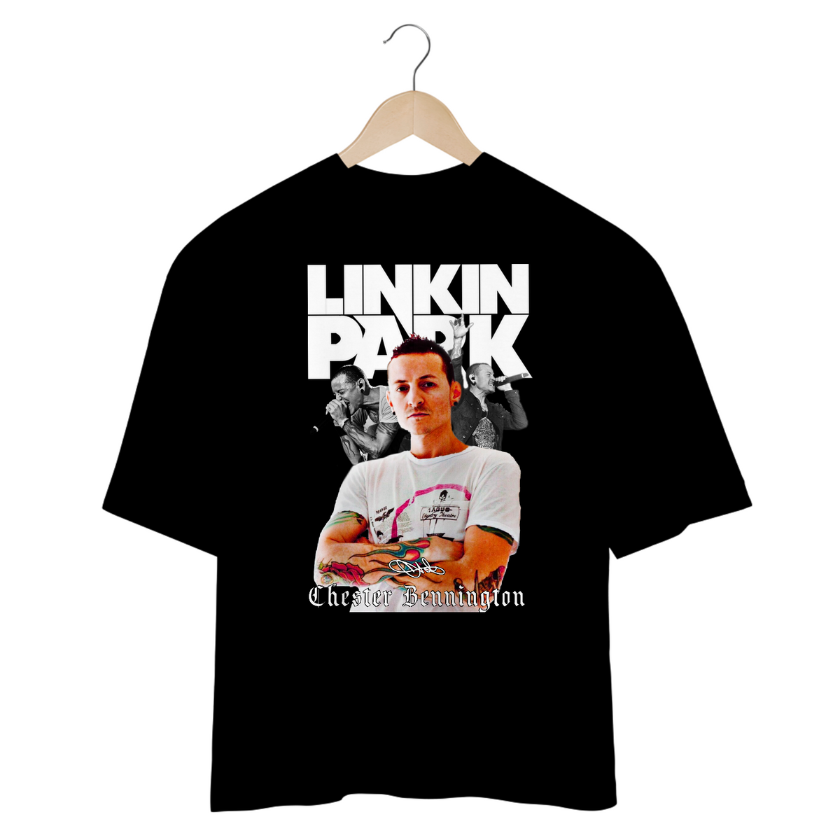 Nome do produto: CAMISETA OVERSIZED LINKIN PARK