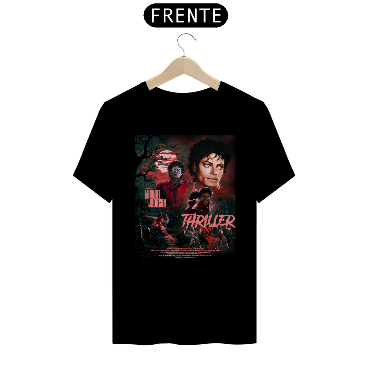 Nome do produto: CAMISETA MICHEL JACKSON THRILLER