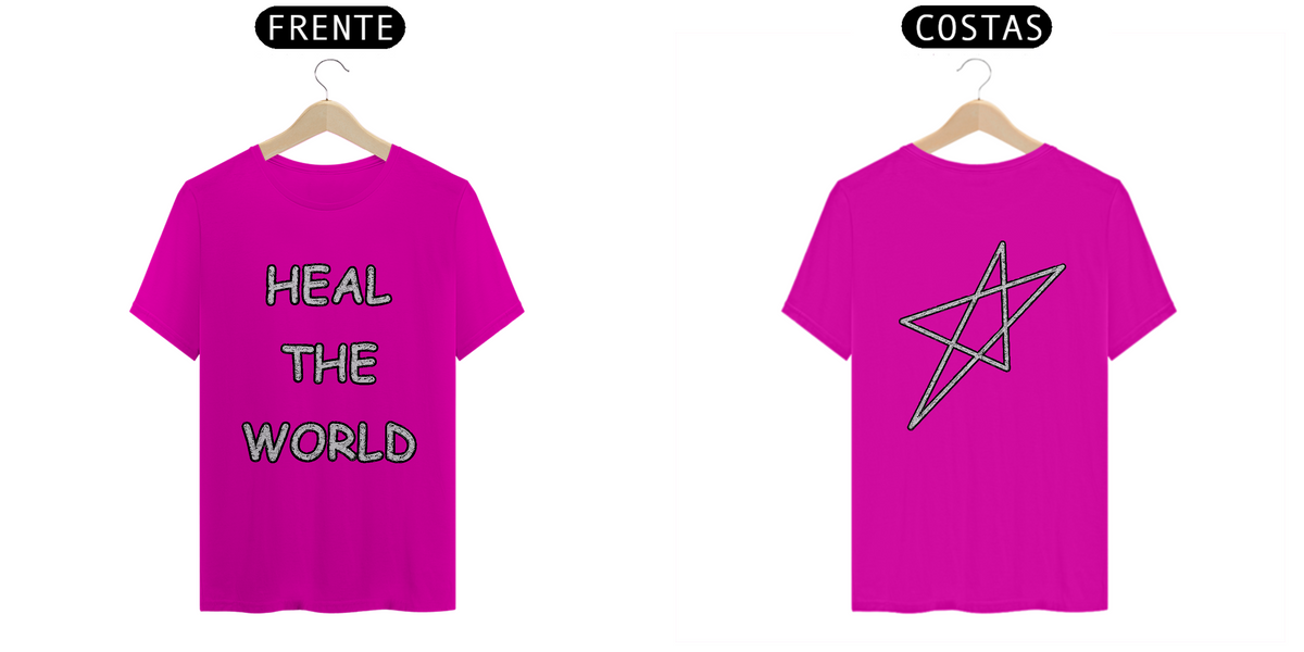 Nome do produto: Camiseta Unissex - RBD Anahi Heal The World
