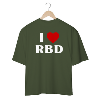 Nome do produtoCamiseta Oversized - RBD I Love RBD 