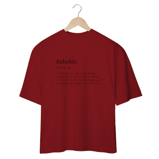 Nome do produtoCamiseta Oversized - RBD Significado Rebelde