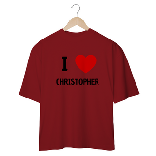 Nome do produtoCamiseta Oversized - RBD I Love Christopher