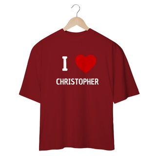 Nome do produtoCamiseta Oversized - RBD I Love Christopher