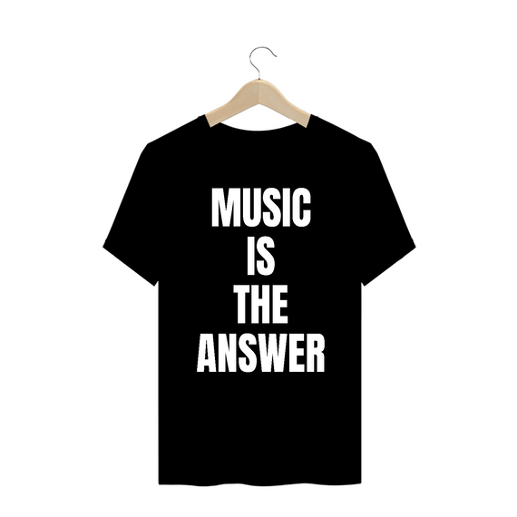 MUSIC IS - tshirt plus size